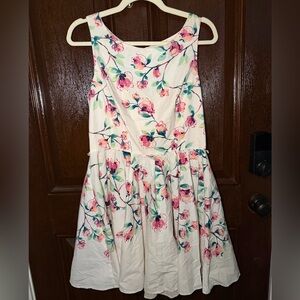 LC Lauren Conrad Floral Dress - Pink and Green